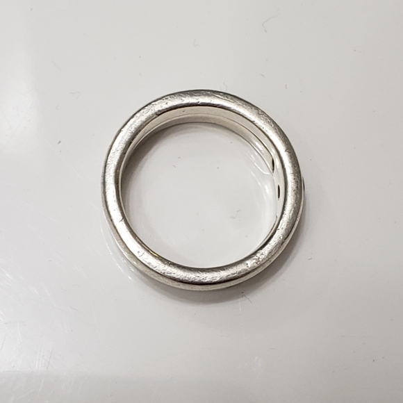Sterling Silver .925 Double Ring - Picture 4 of 6